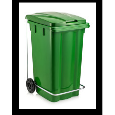 Konteyner Çöp Kovası Tekerlekli Pedallı 120 Lt 